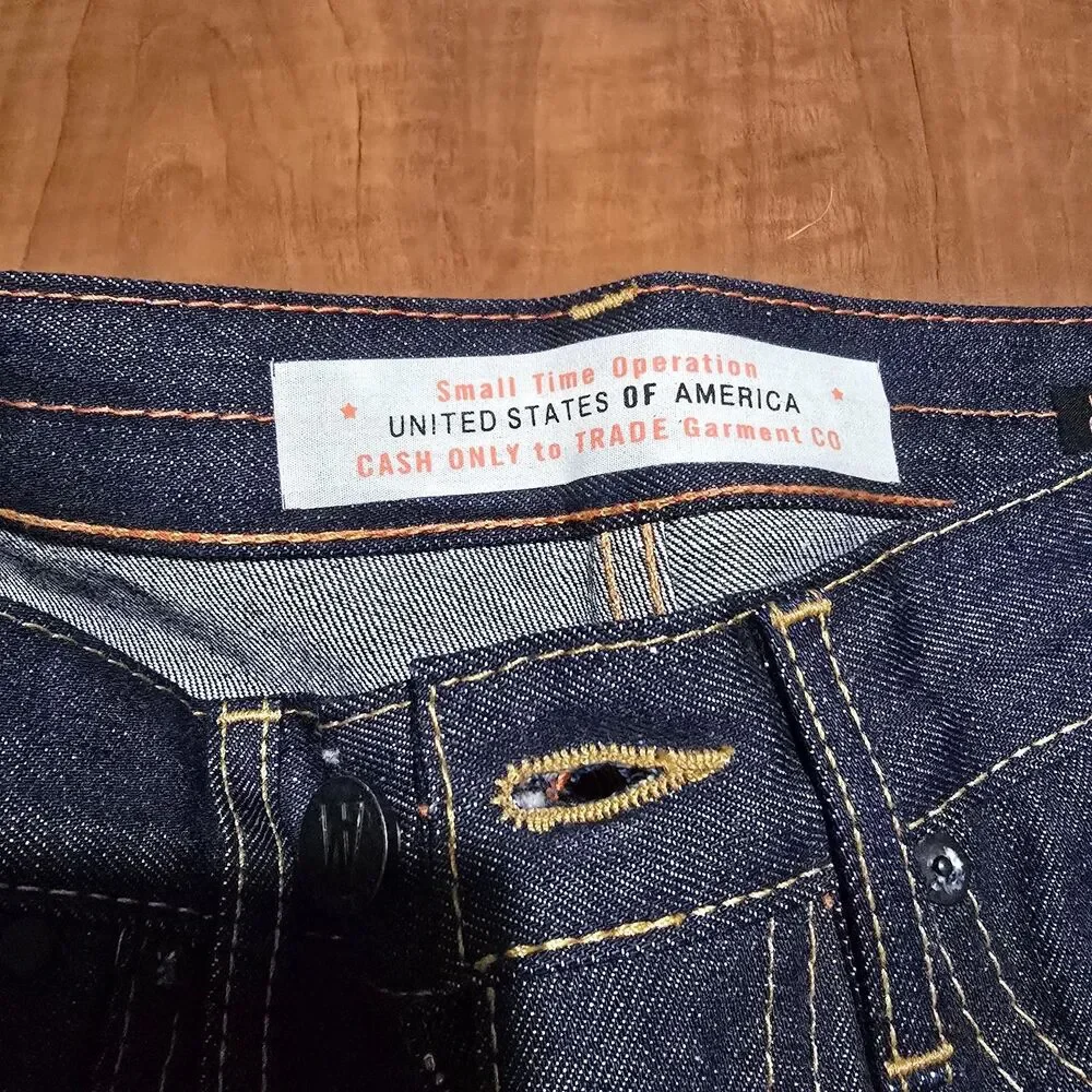 NEW Williamsburg Garment Company Grand St Raw Selvedge Denim Slim Jeans 28x31